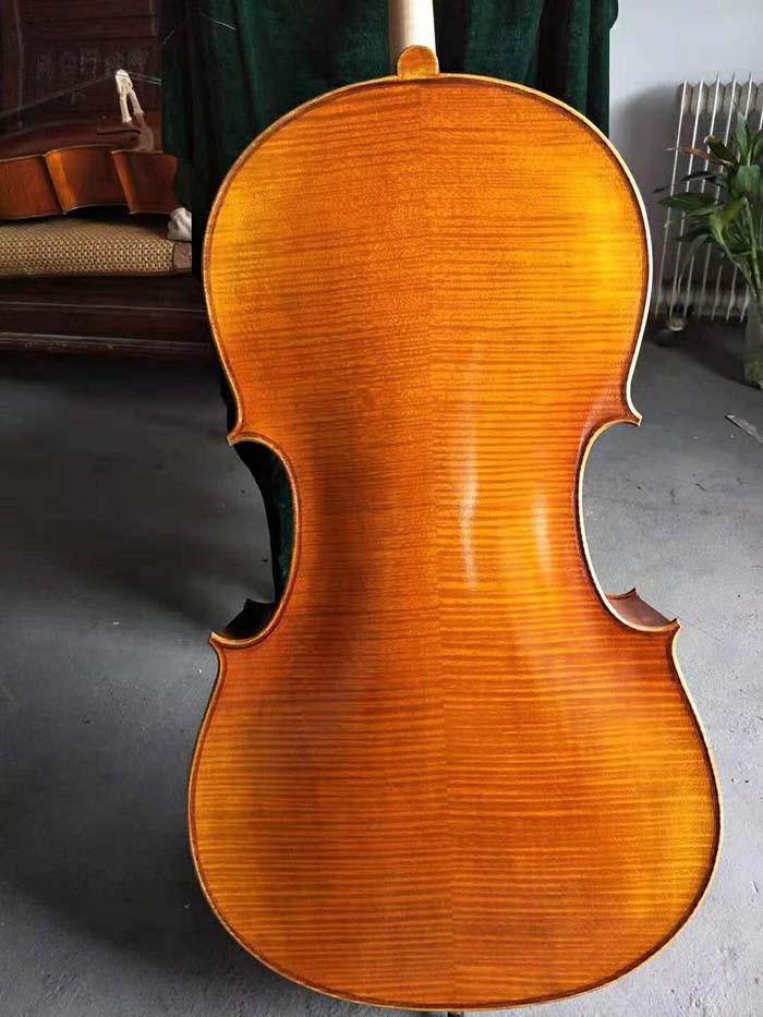 川料手工大提琴背板